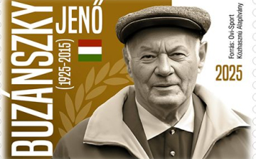A Magyar Posta tematikus személyes bélyeget bocsátott ki Buzánszky Jenő tiszteletére