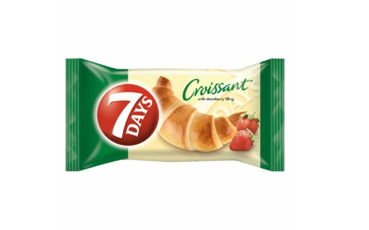 Nébih: nem jelölt allergéneket tartalmazhat az epres 7 Days Croissant